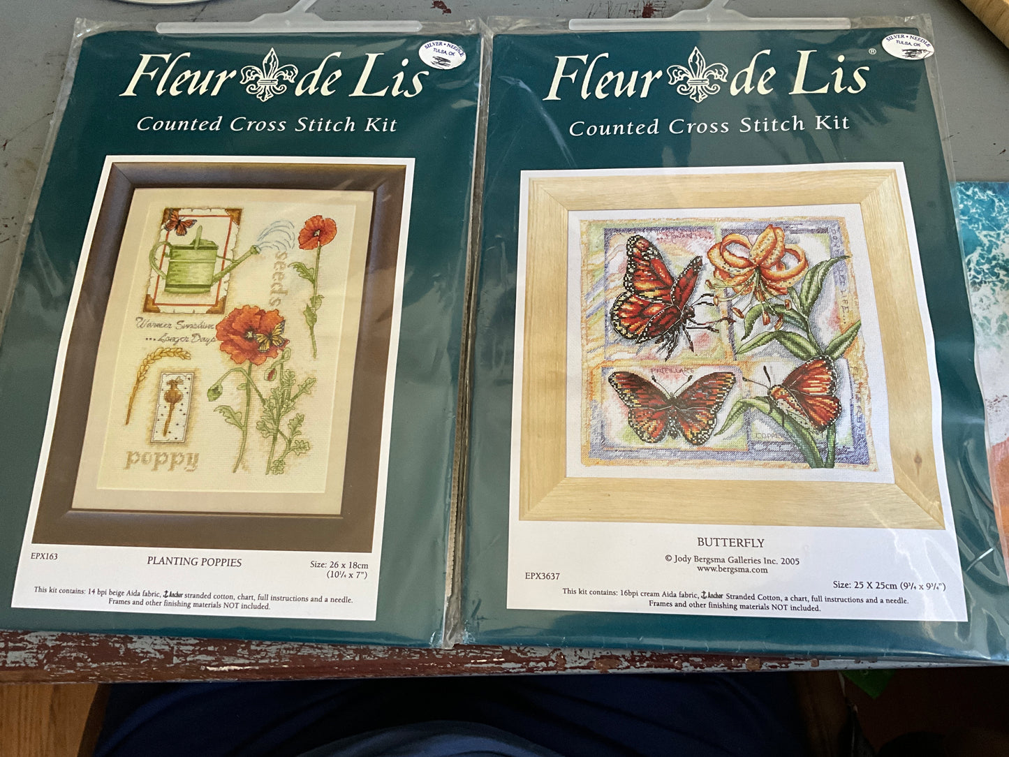 Fleur de Lis choice counted cross stitch kits see pictures and variations