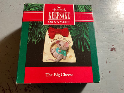 Hallmark The Big Cheese 1991 Keepsake Ornament QX532-7