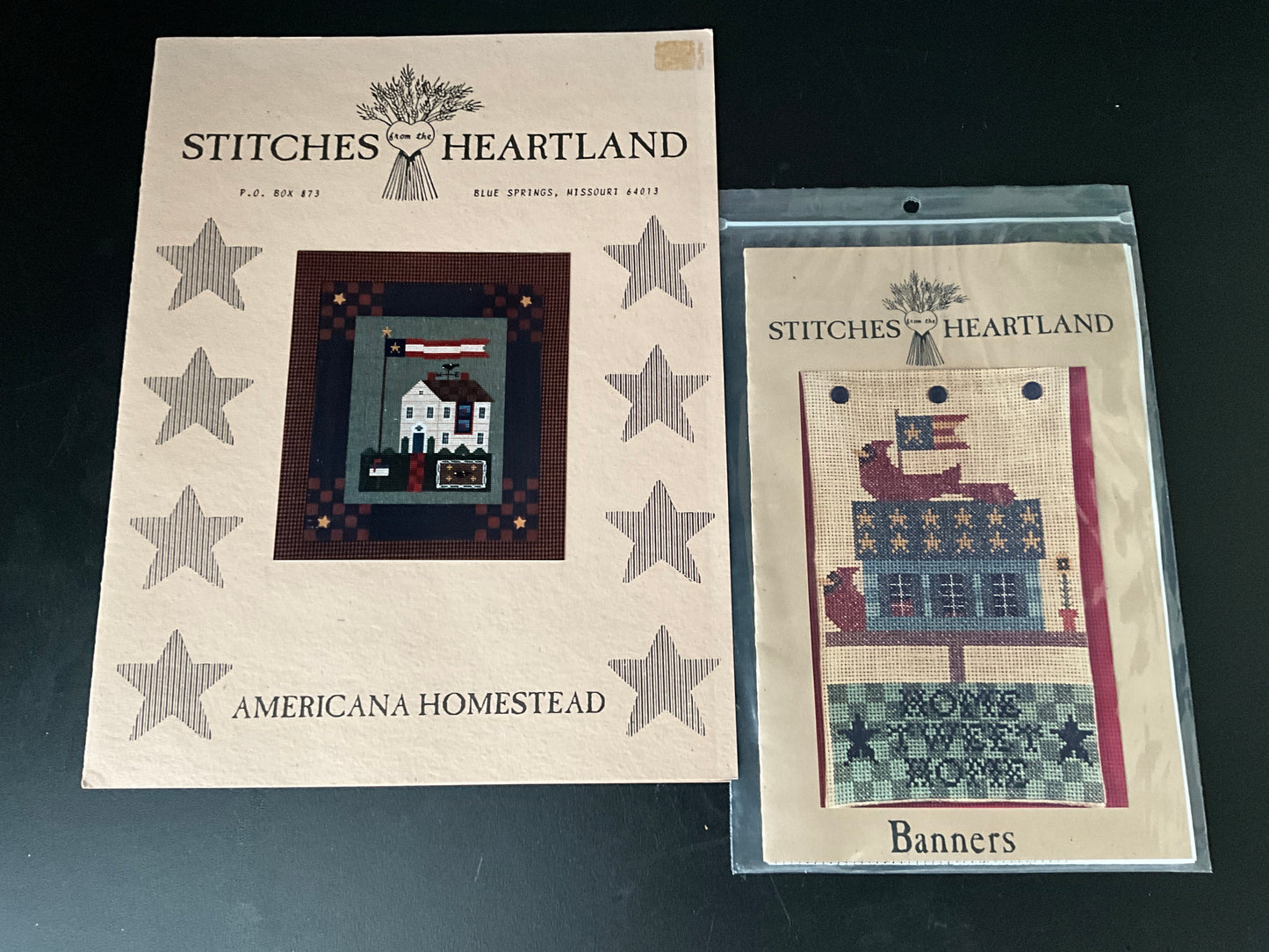 Stitches from the Heartland choice cross stitch charts see pictures & variations