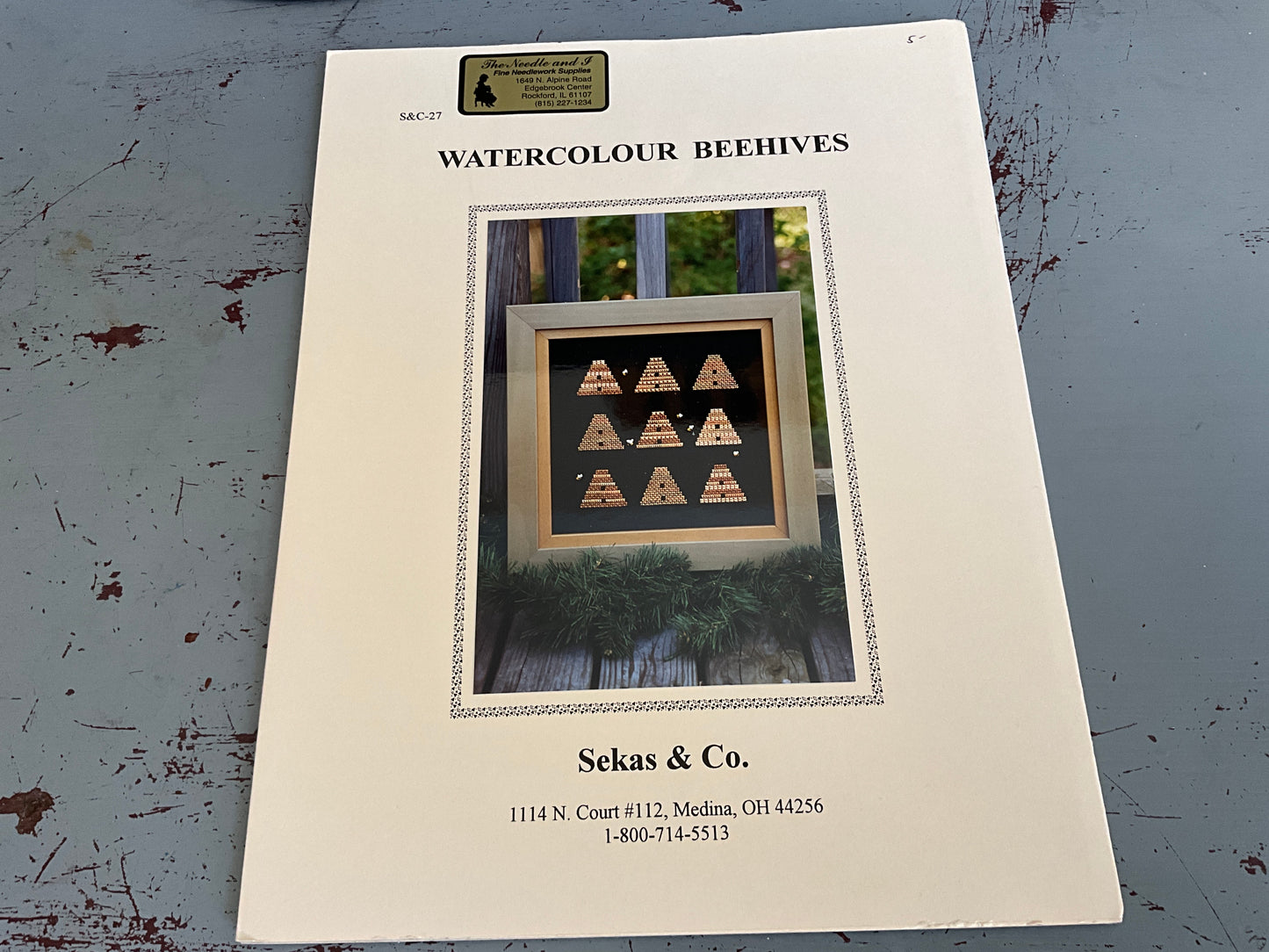 Sekas & Co. Watercolour choice of vintage counted cross stitch charts see pictures and variations*