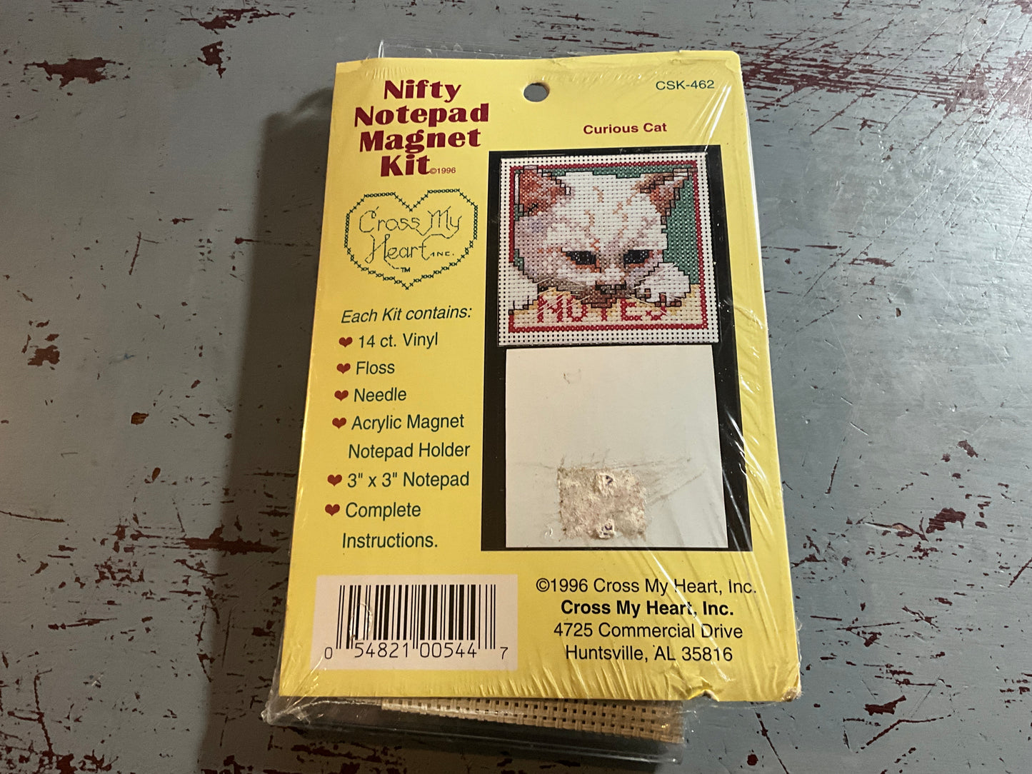 Cross My Heart  Curious Cat Nifty Notepad Magnet Kit