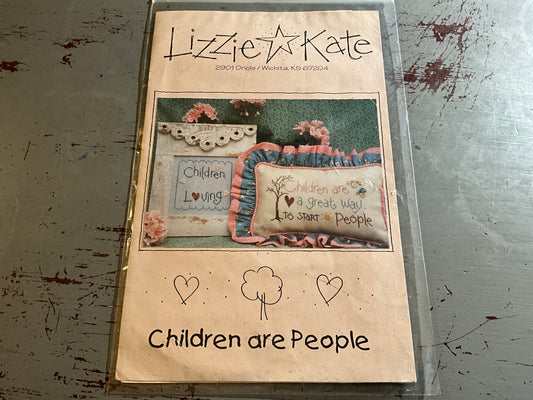 Lizzie Kate Children are People needlecraft pattern