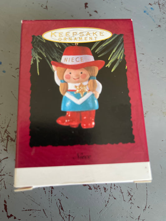 Hallmark Nice Cowgirl 1993 Keepsake Ornament QX573