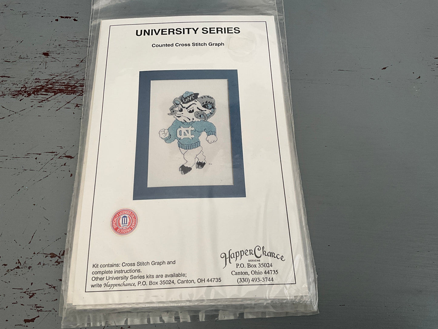 Happen Chance University Series choice counted cross stitch graphs see pictures and variations