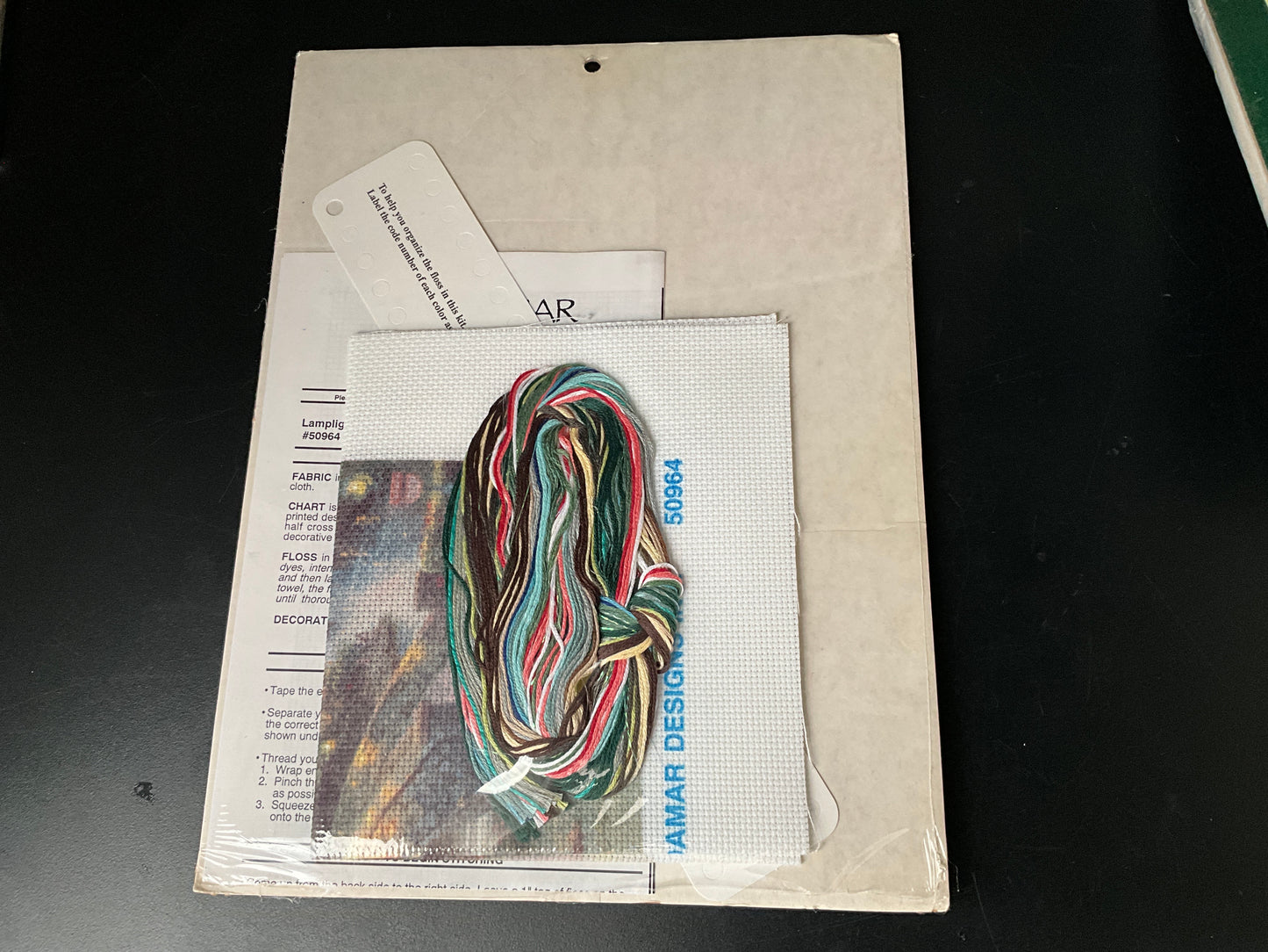 Candamar Designs Thomas Kinkade Lamplight Village Spring 50964 cross stitch kit