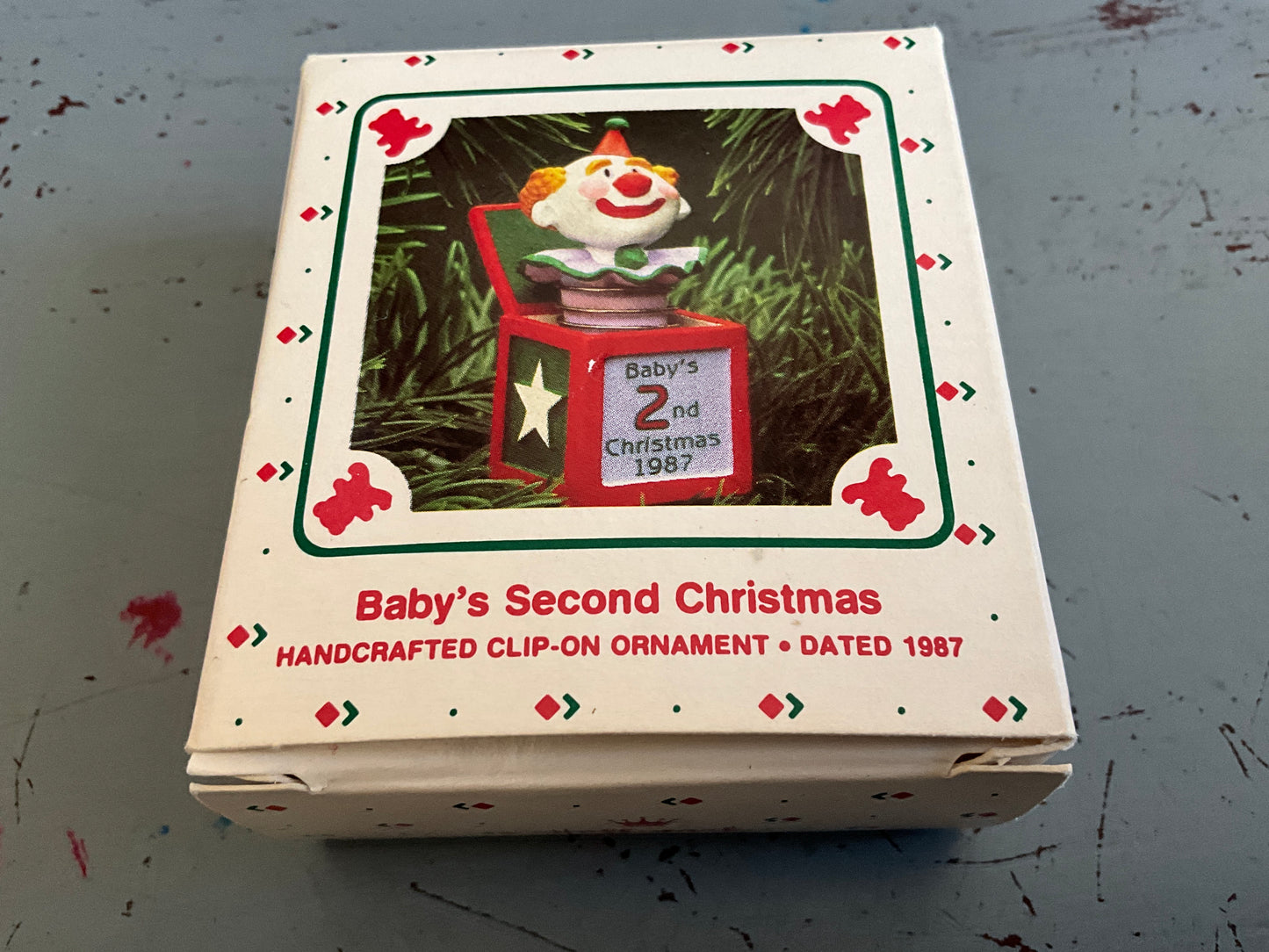 Hallmark Baby’s Second Christmas 1987 Keepsake Ornament QX460-7