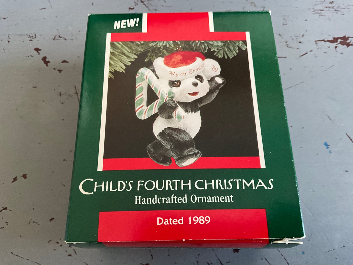 Hallmark Child’s Forth Christmas 1989 Keepsake Ornament QX543-2