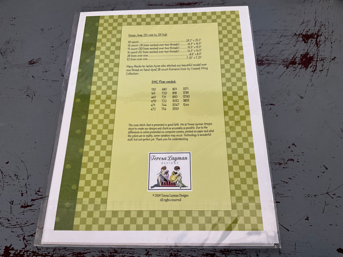 Teresa Layman Designs The Bunny Run Around counted cross stitch chart