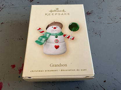 Hallmark Grandson 2007 Keepsake Ornament QXG6197