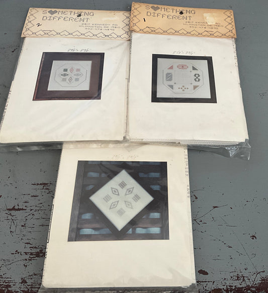 Something Different choice counted cross stitch kits