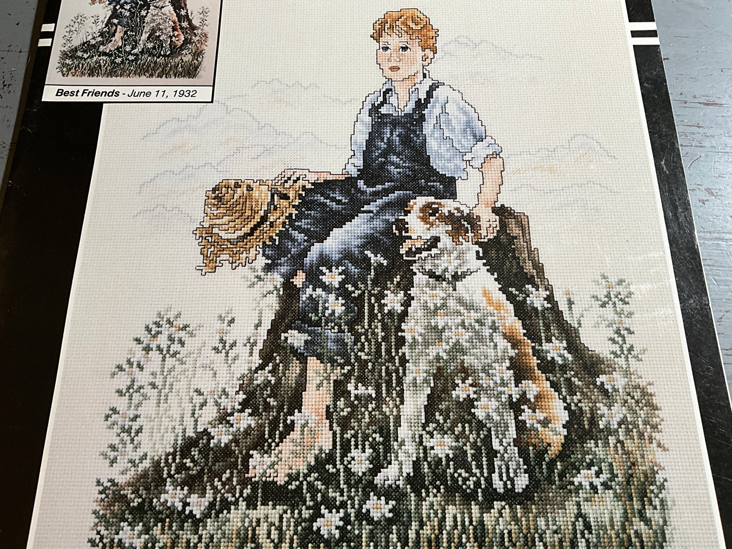 Stoney Creek The Saturday Evening Post Best Friends SEPL007 counted cross stitch chart