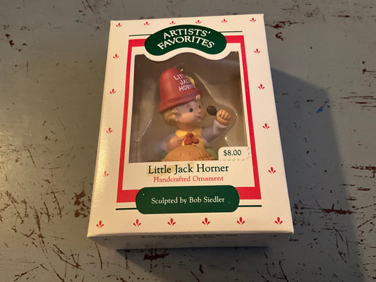 Hallmark Little Jack Honer.1988 Keepsake Ornament QX408-1