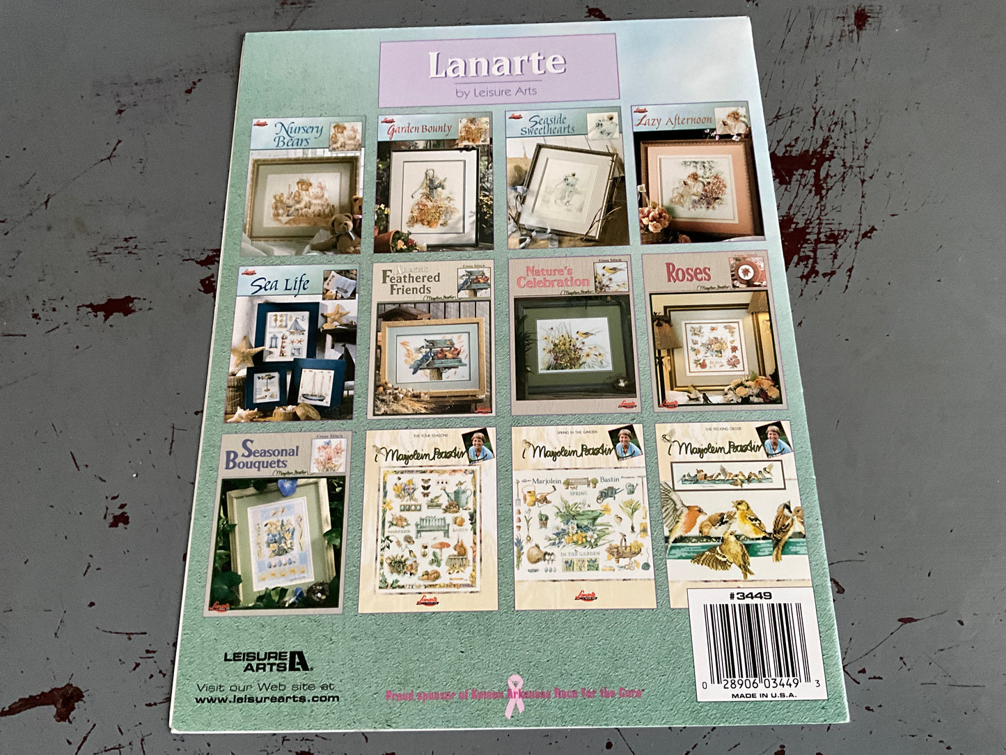 Leisure Arts Lanarte Garden Interlude cross stitch chart