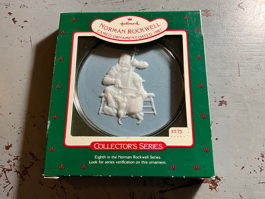 Hallmark Norman Rockwell #8 1987 Collectors Series Keepsake Ornament QX370-7