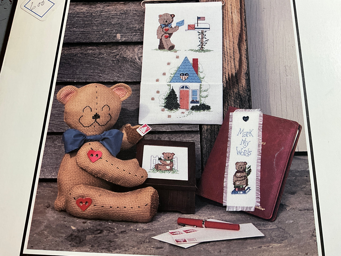 Sit n Stitch Buttons Bear Designs by Louis Bremer counted cross stitch chart