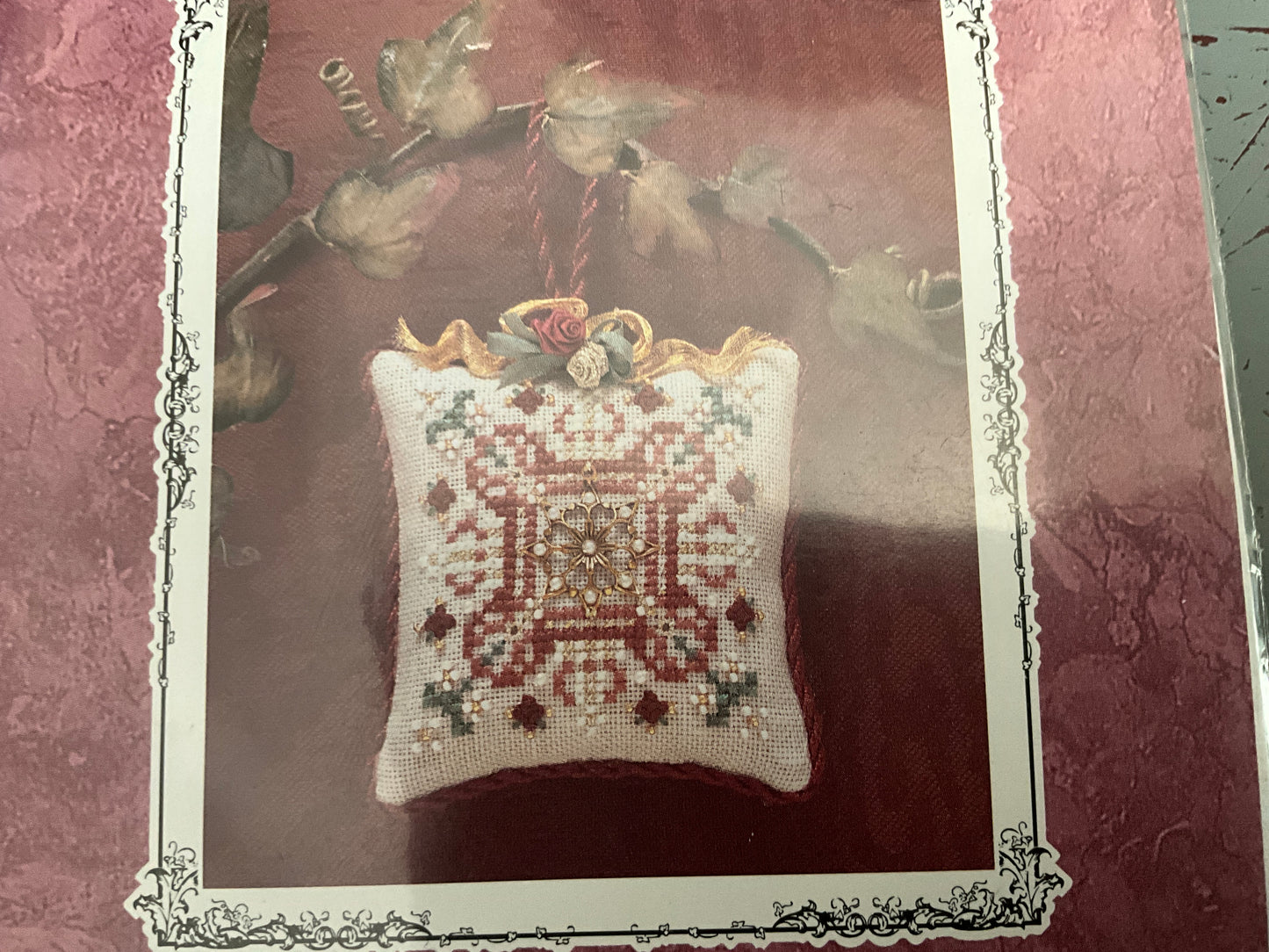 Just Nan Filiagree Fancies Floral Star cross stitch kit