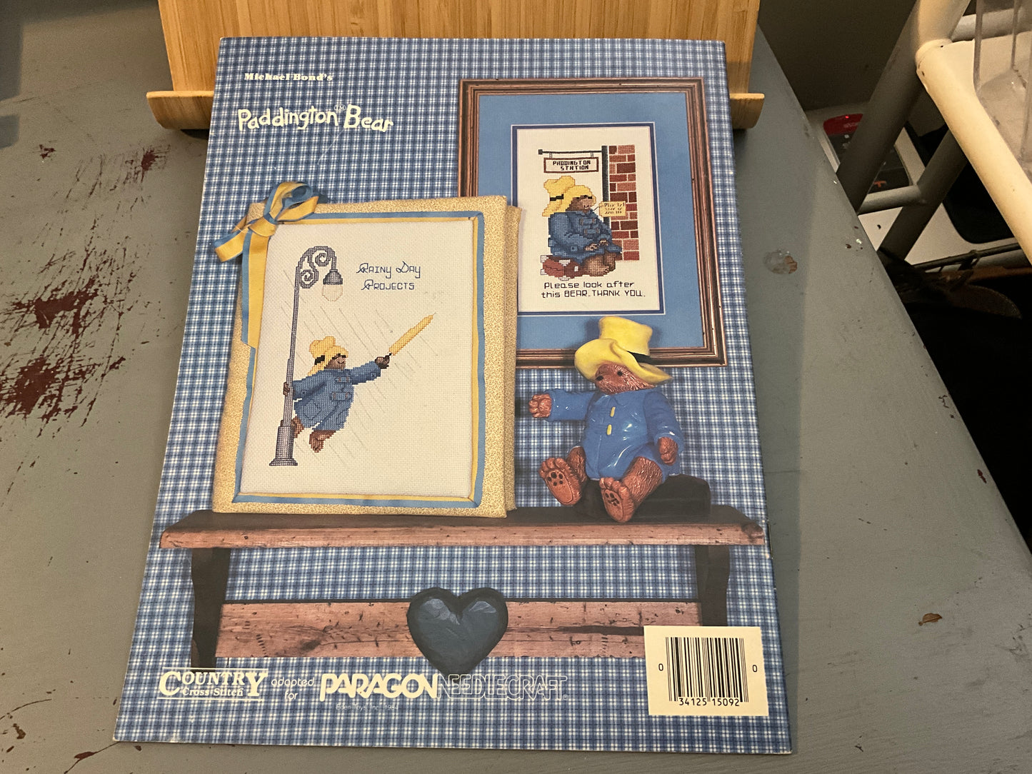 Paragon Needlecraft Country Cross Stitch Paddington Bear 5092 counted cross stitch chart