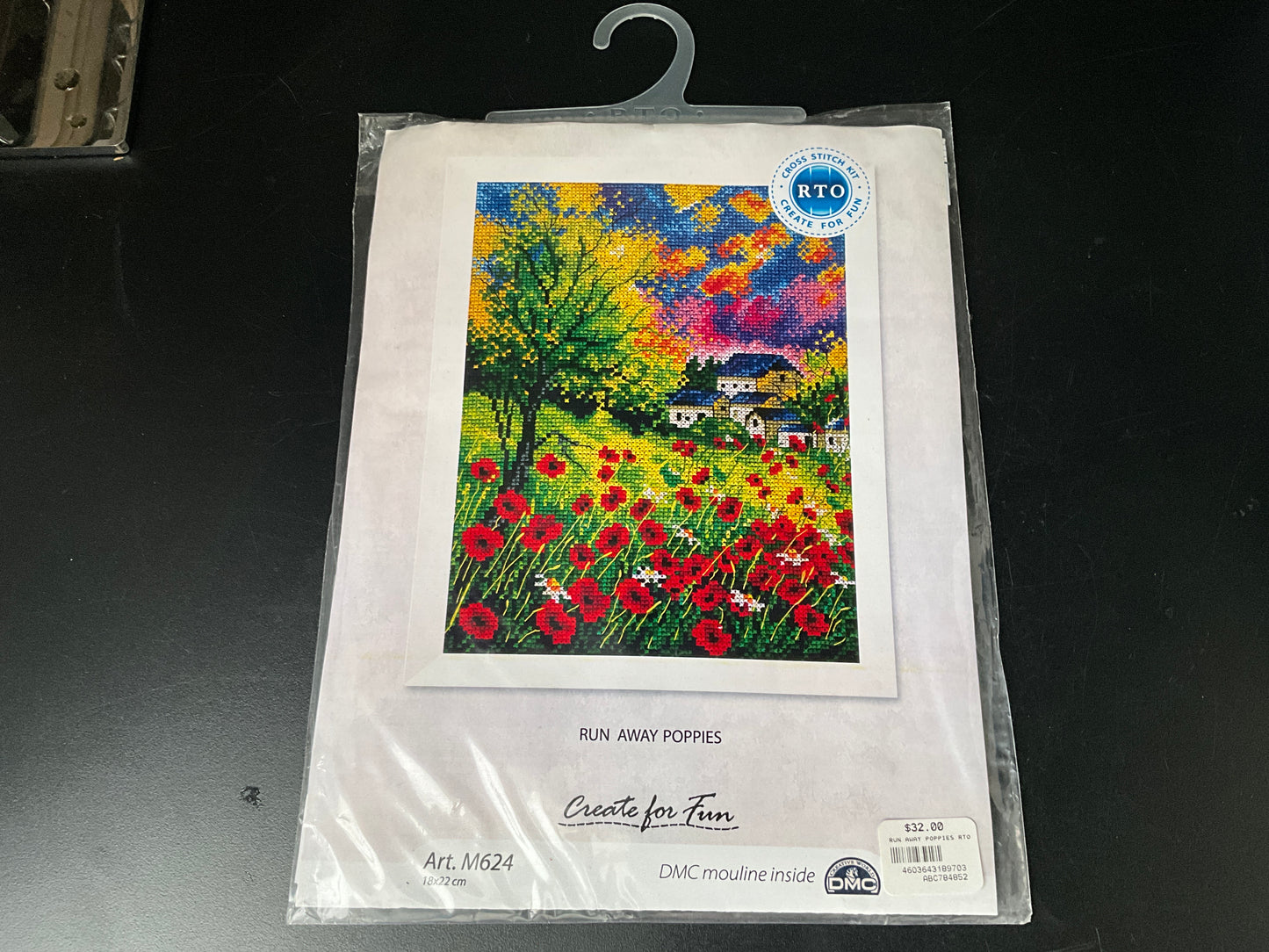 RTO Run Away Puppies cross stitch kit