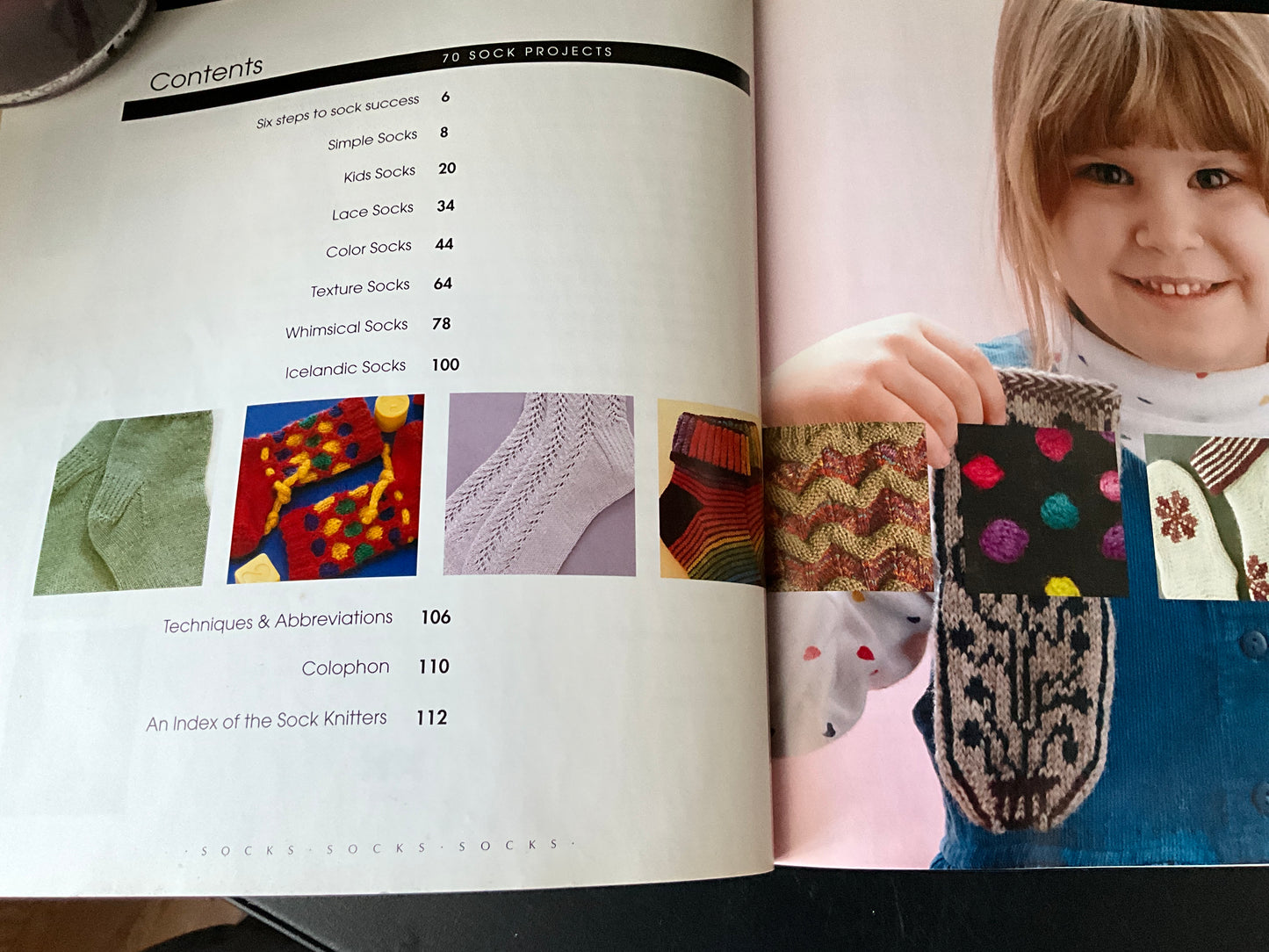 Socks-Socks-Socks 70 Spinning Patterns softcover book