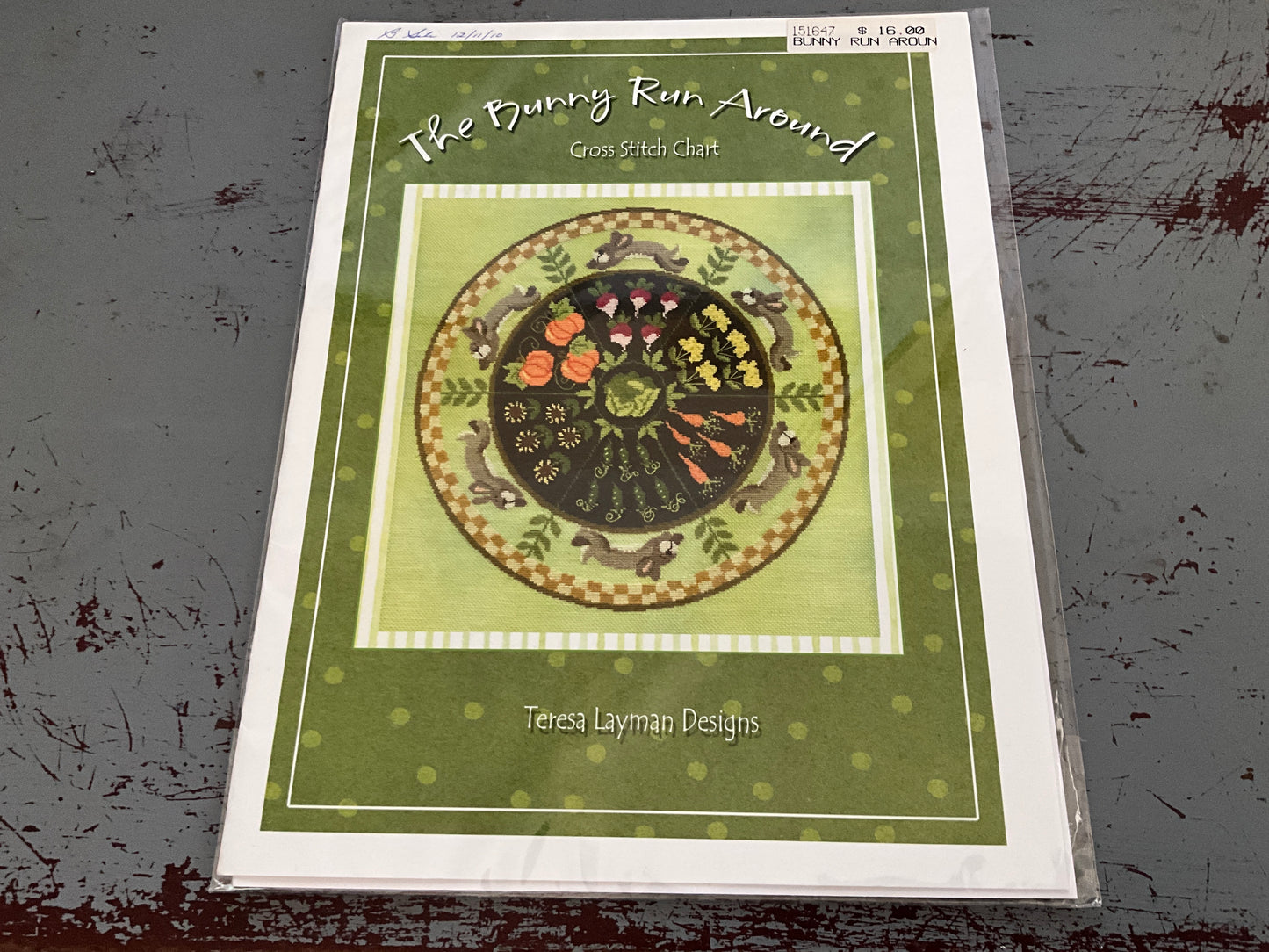 Teresa Layman Designs The Bunny Run Around counted cross stitch chart