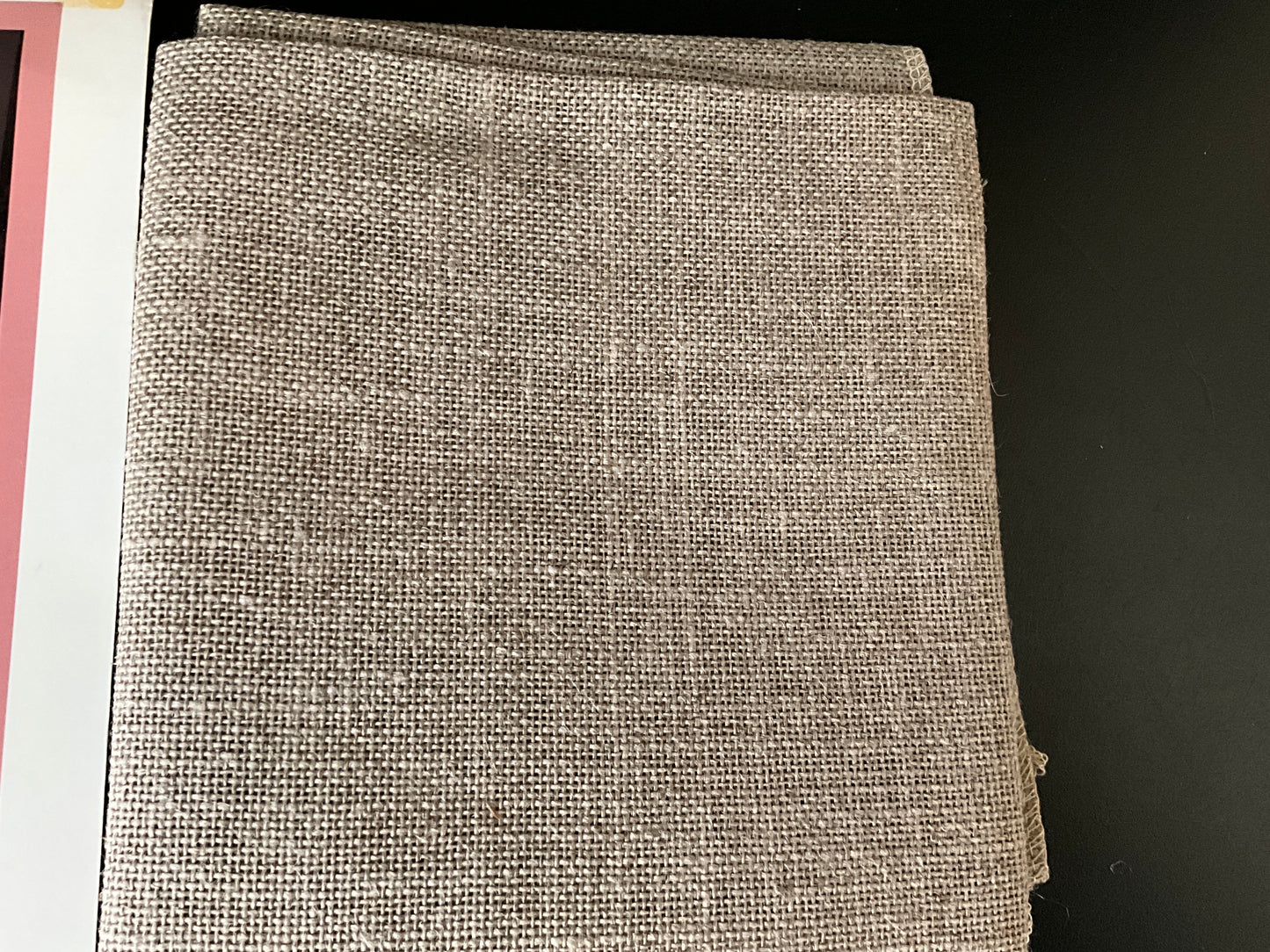 Shepherd’s Bush Mary’s Stocking cross stitch chart with natural linen fabric 18”x24” and embellishments pack included!