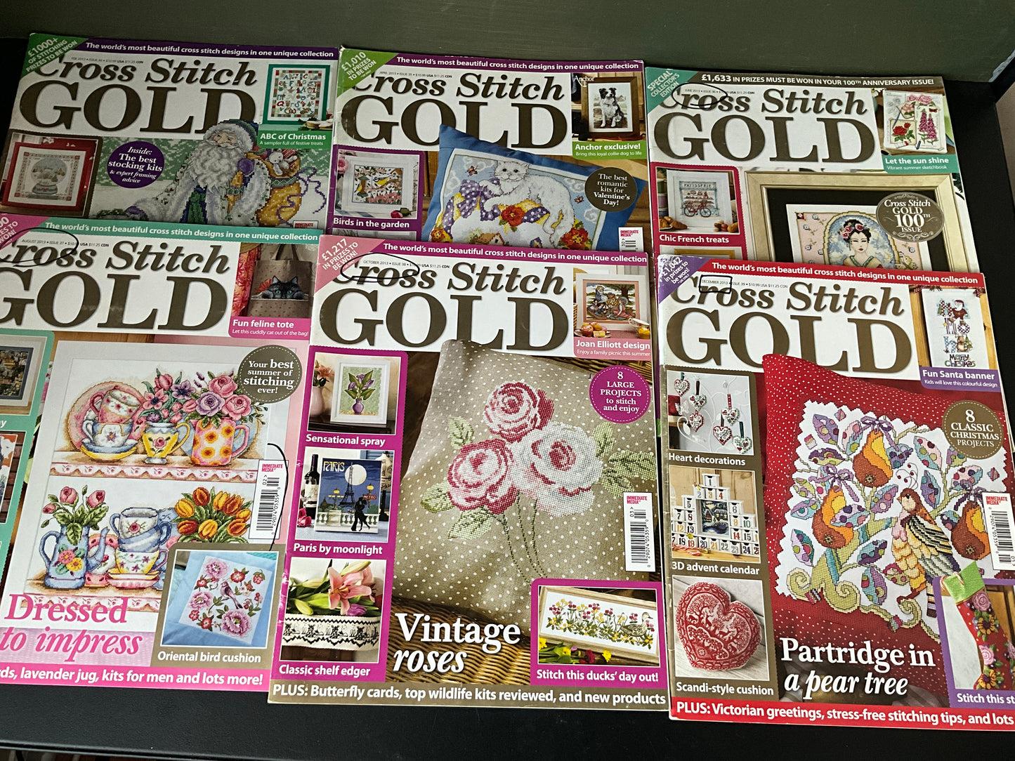 Cross Stitch Gold magazine lot choice see pictures and variations*