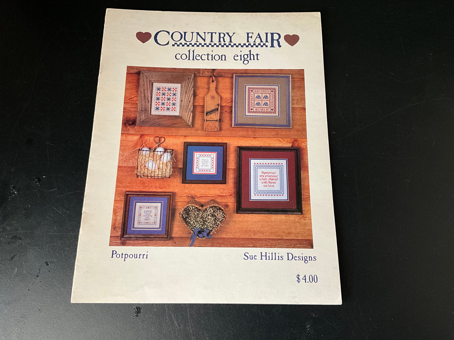 Country Fair collection eight potpourri Sue Hillis Designs counted cross stitch chart
