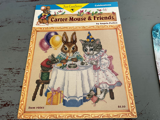 Just Cross Stitch Carter Mouse & Friends cross stitch chart