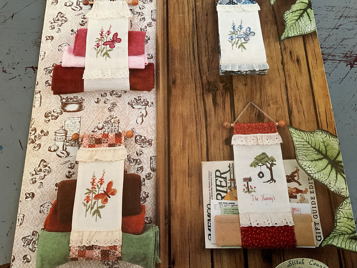 Spare-Time Originals Hang It All designs C2 counted cross stitch chart