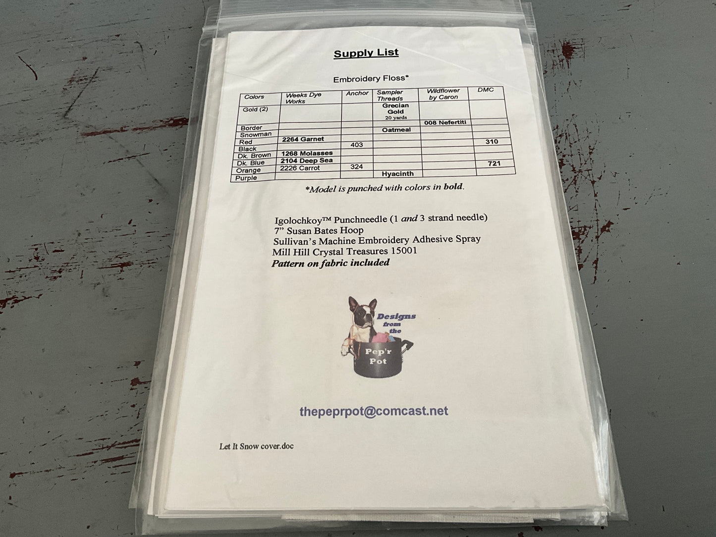 Charlotte Dudley choice punch needle embroidery with printed fabric