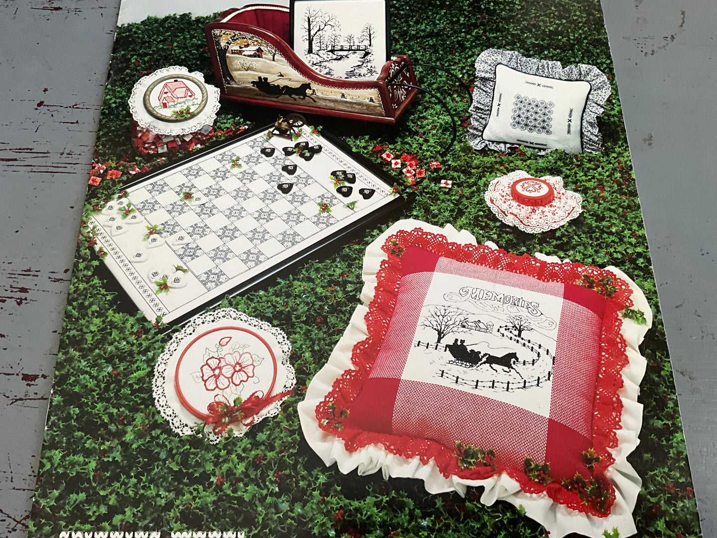 Spinning Wheel this and That … Memories Leaflet 117 counted cross stitch chart