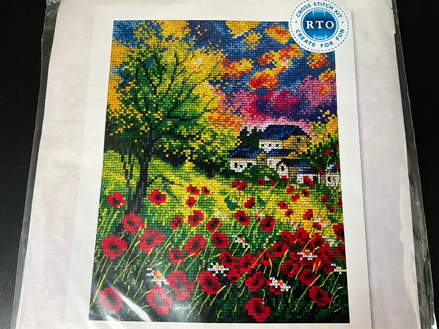 RTO Run Away Puppies cross stitch kit