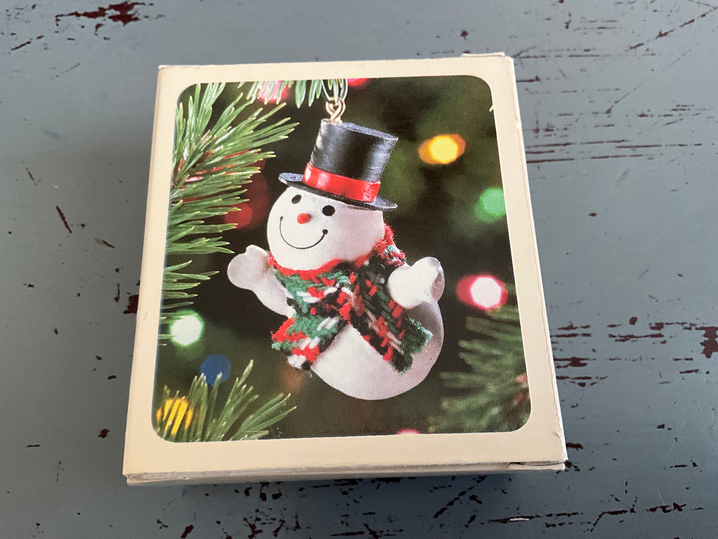 Hallmark Jolly snowman Keepsake Ornament QX407-5