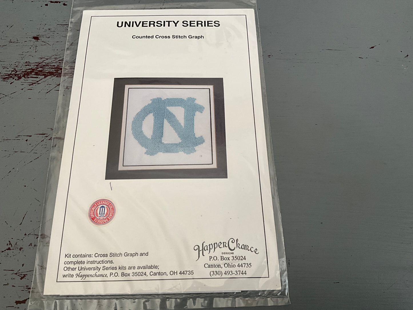 Happen Chance University Series choice counted cross stitch graphs see pictures and variations