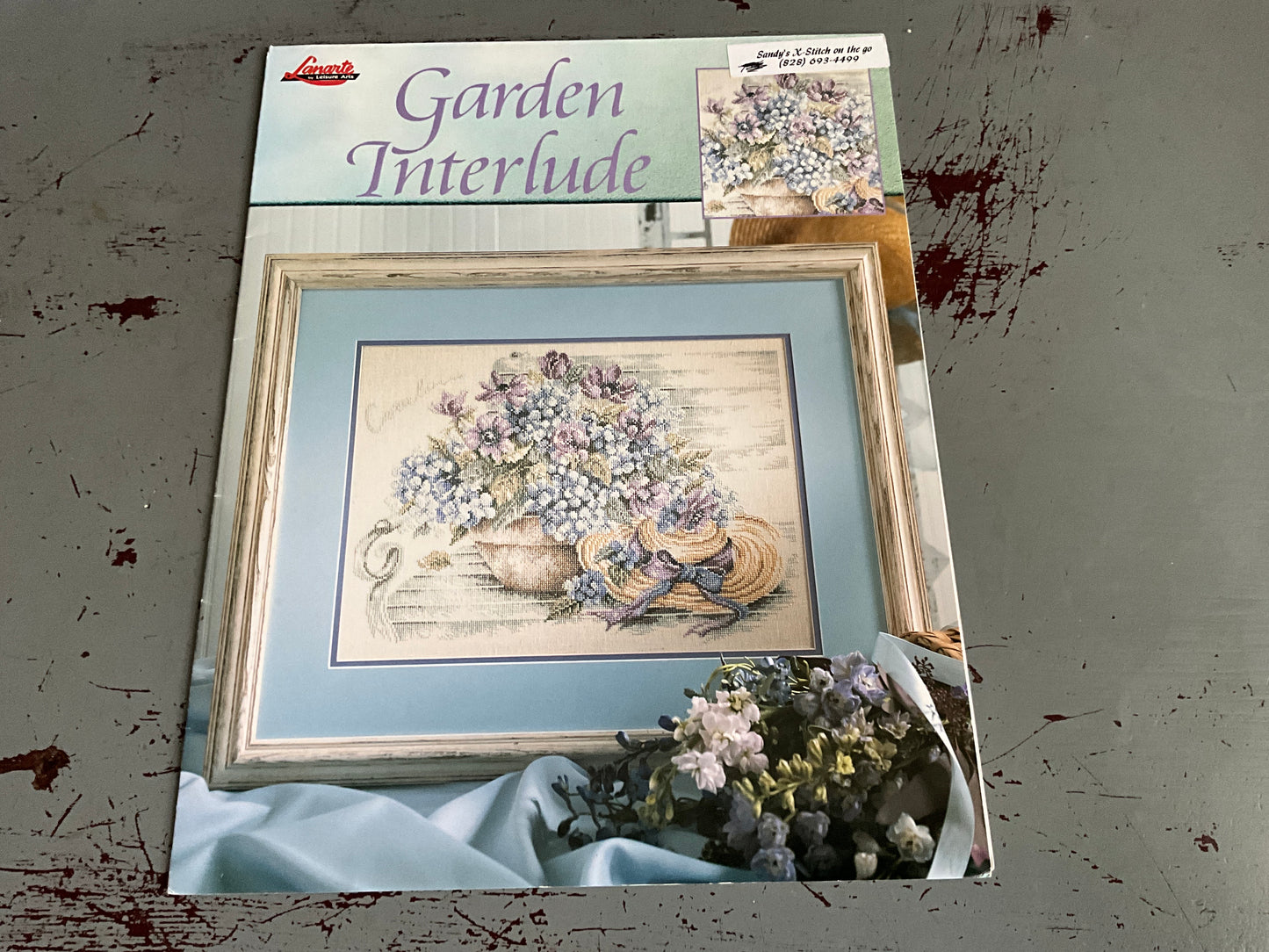 Leisure Arts Lanarte Garden Interlude cross stitch chart
