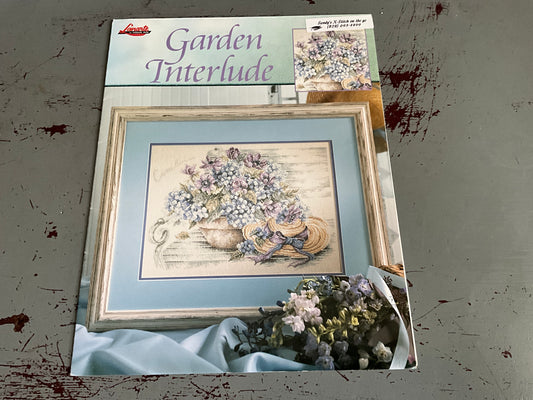 Leisure Arts Lanarte Garden Interlude cross stitch chart