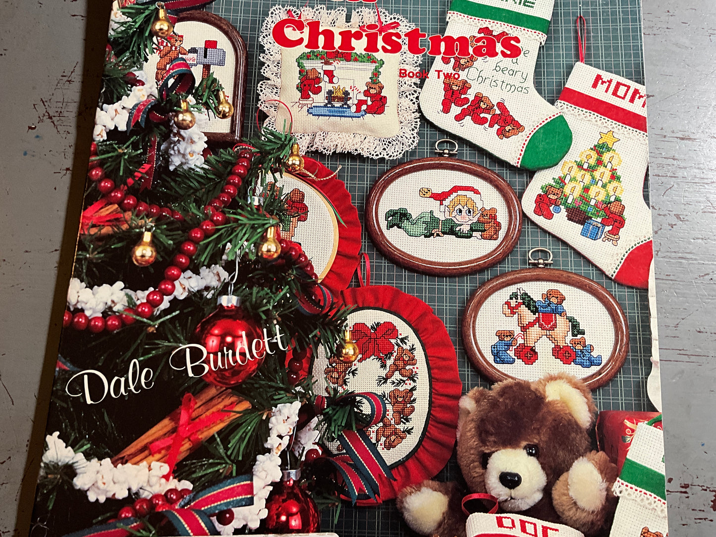 Dale Burdett a Bearkin Christmas DB-69 counted cross stitch chart
