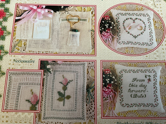 Designs by Gloria & Pat Linen Stitches The Textbook for Linen by Ginnie Thompson needlecraft booklet