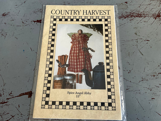 Country Harvest Spice Angel Abby 15” doll making pattern