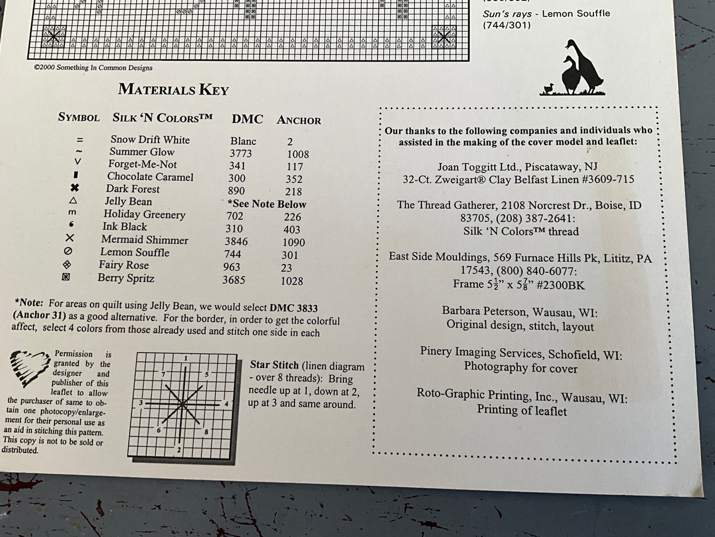 Something In Common Wake Up, It’s Spring counted cross stitch chart