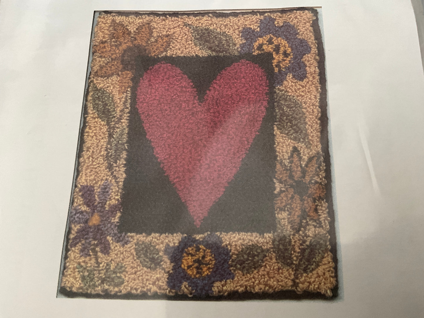 Charlotte Dudley choice punch needle embroidery with printed fabric