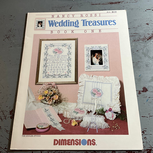 Dimensions Wedding Treasures by Nancy Rossi Book One counted cross stitch chart*