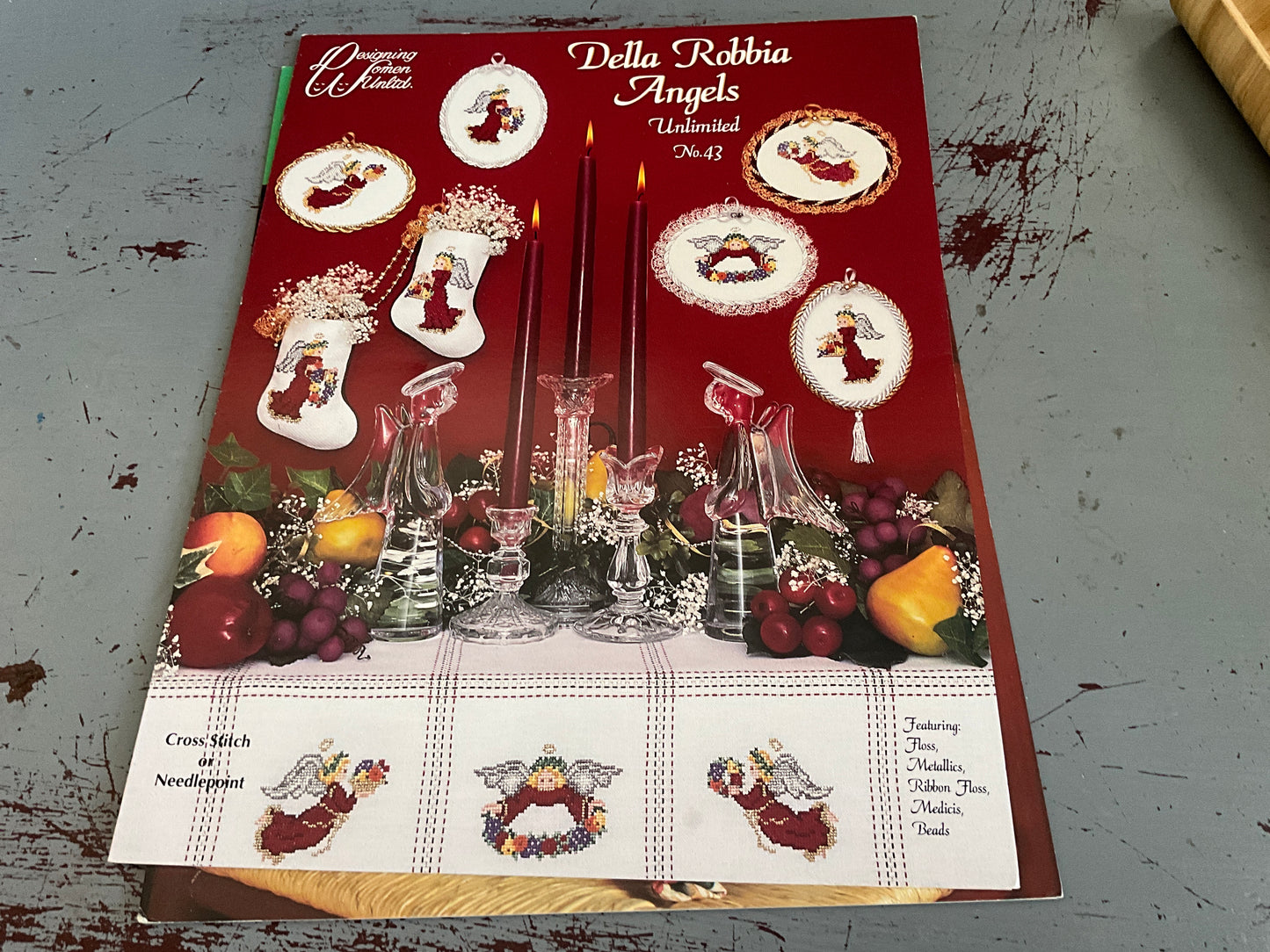 Designing Women Unlimited Della Robia Angels Unlimited No. 43 counted cross stitch chart