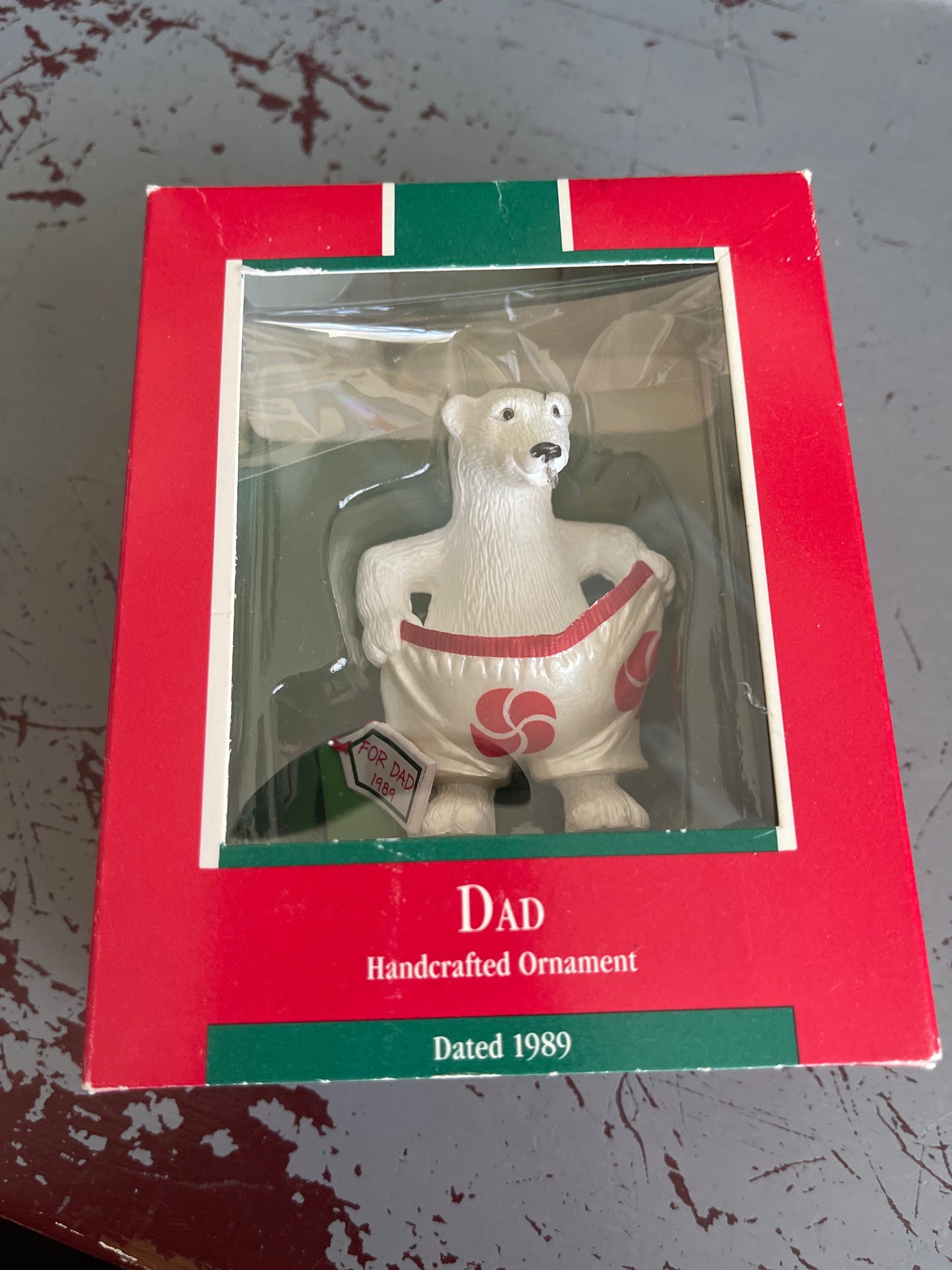 Hallmark Dad 1989 Keepsake Ornament QX441-2