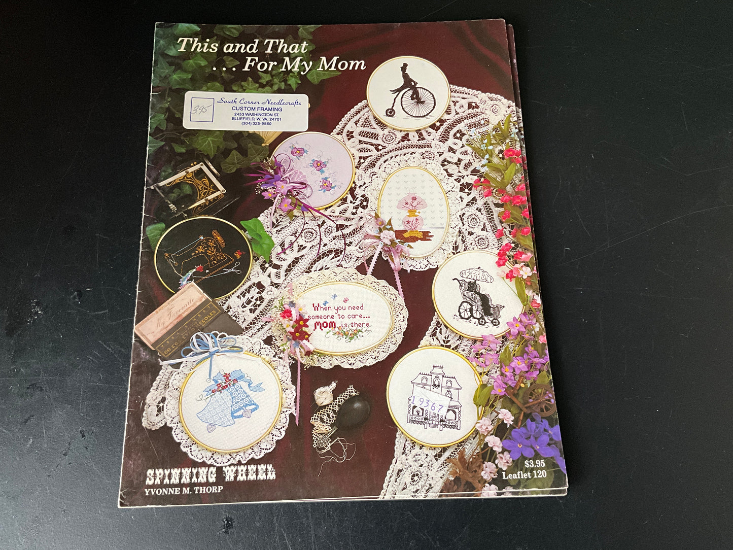This and That…For My Mom & down on the farm set of 2 Spinning Wheel Yvonne M. thorp counted cross stitch charts