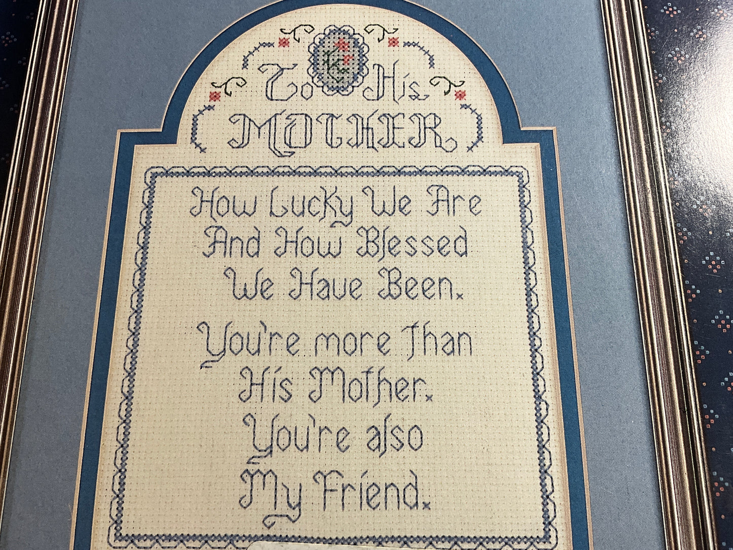 Three Needles ‘To His Mother” 039 counted cross stitch chart