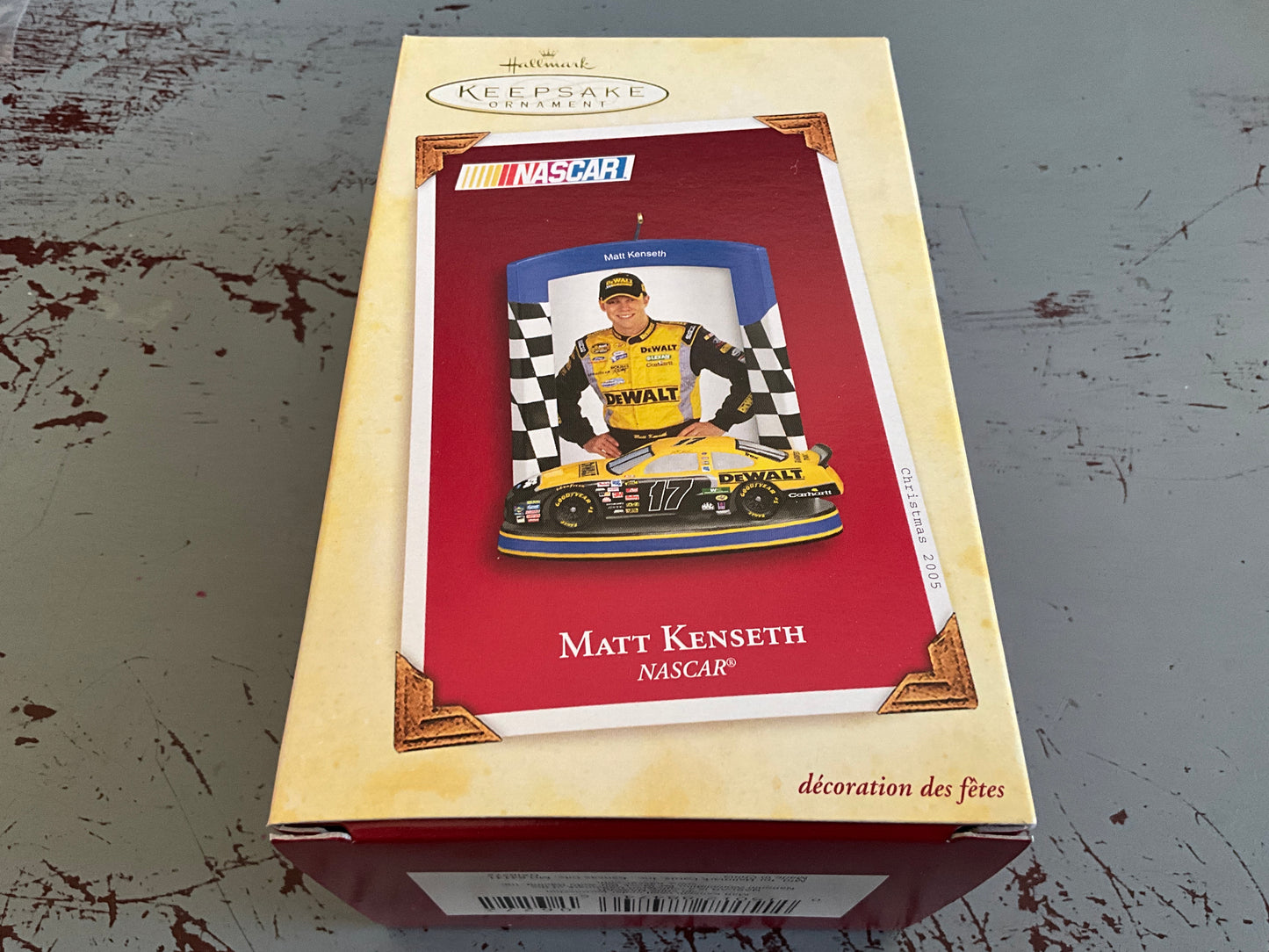 Hallmark Matt Kenseth 2005 NASCAR Keepsake Ornament QXI6272