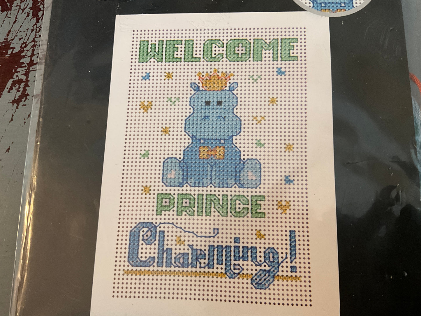 Zweigart artiste Welcome Prince Charming cross stitch kit