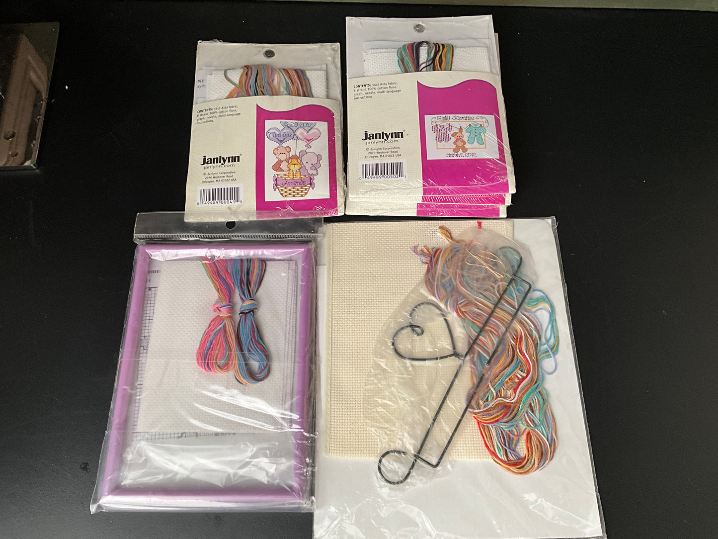 Baby announcement choice cross stitch kits see pictures & variations