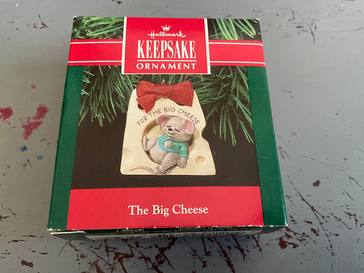 Hallmark The Big Cheese 1991 Keepsake Ornament QX523-7